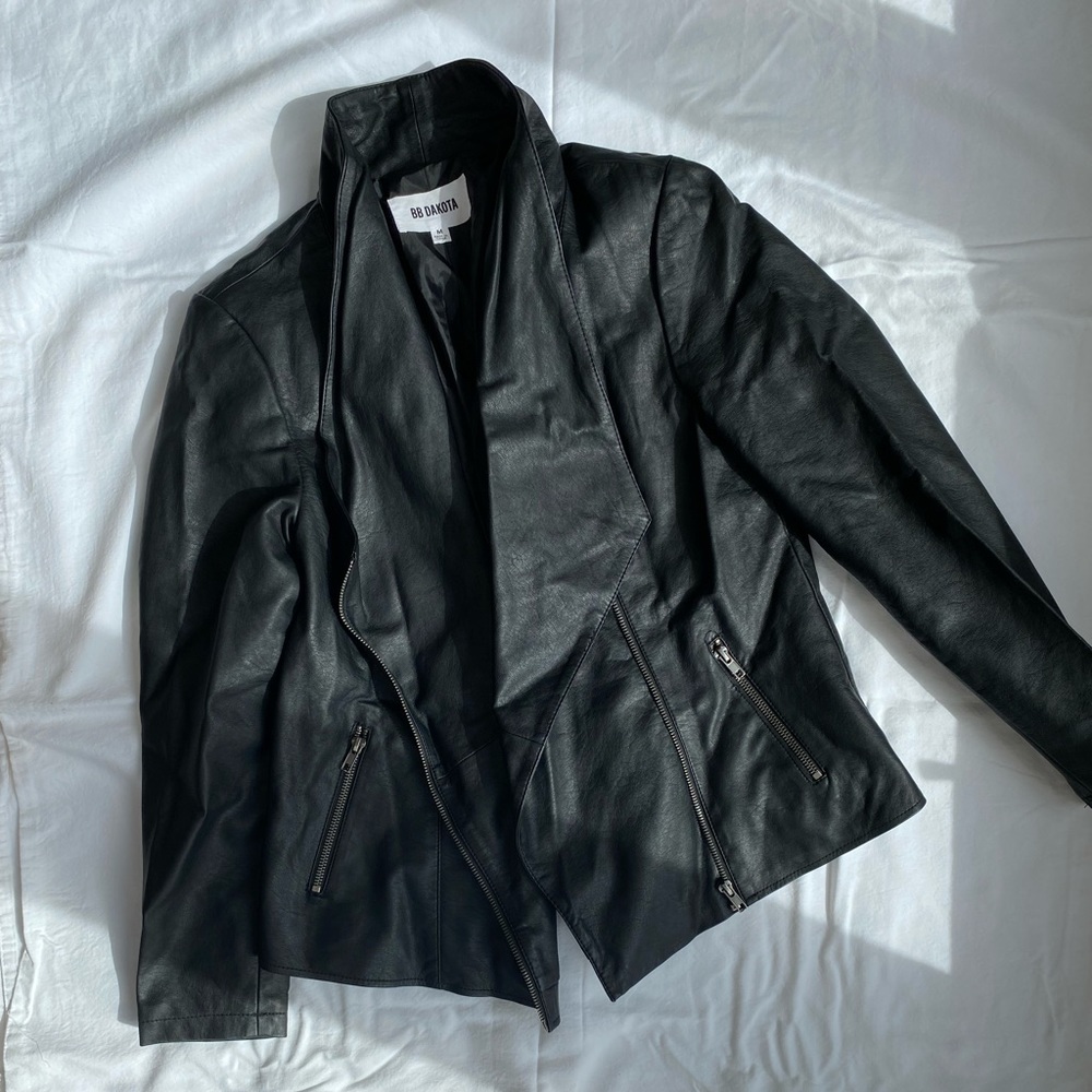 BB Dakota Faux Leather Jacket